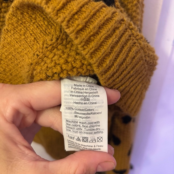 Madewell Sweater with Black Dots - Picture 3 of 4